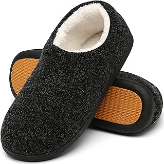 Mishansha Hombre Invierno Cálido Zapatillas Casa de Espuma Viscoelástica Gr.39-46