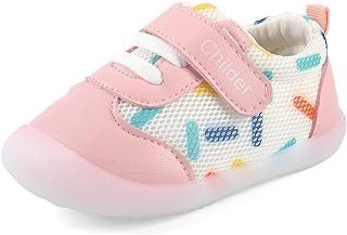 Masocio Unisex Zapatillas Bebé Niño Niña Zapatos Primeros Pasos con Suela Goma Antideslizante