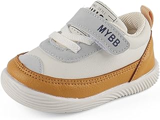Lacofia Zapatos Primeros Pasos Bebé Niño Niña Zapatillas de Deporte con Suela de Goma Antideslizante Bebé