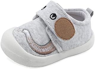 Masocio Zapatillas Bebe Niño Zapatos Primeros Pasos Niños Deportivas Bebé Calzado Antideslizante Talla 19 Gris (Talla Fabricante: CN 14)