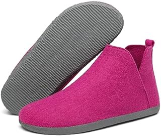 Mishansha Zapatillas Casa Mujer Pantuflas Fieltro Cálidas Zapatillas de Estar por Casa Interior Invierno Zapatos Casas Transpirables Slippers Rosa,Gr.40 EU